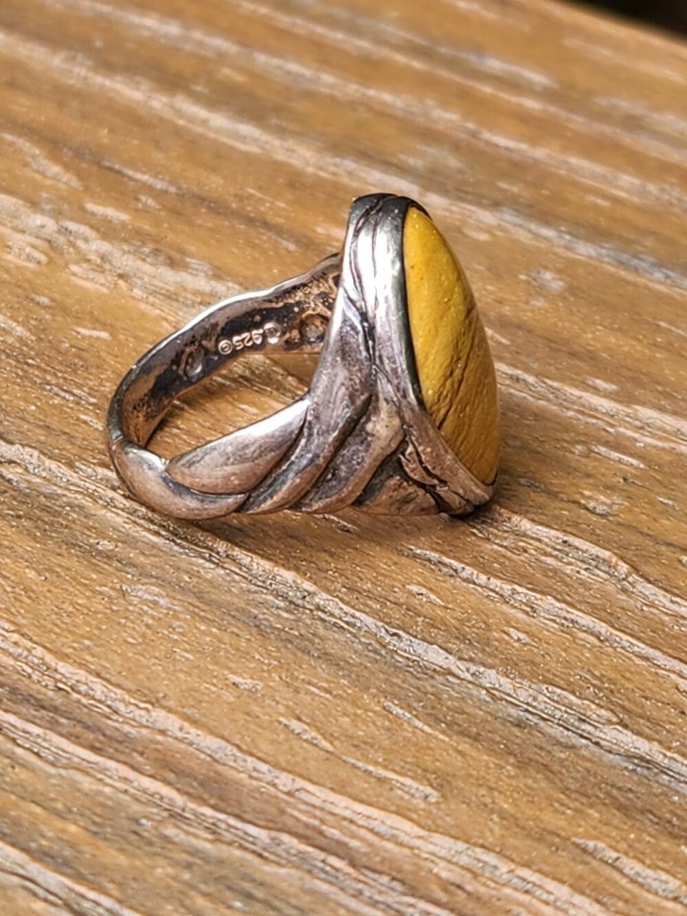 Carolyn Pollack Sterling Silver JASPER RING, size 8 - Picture 9 of 15